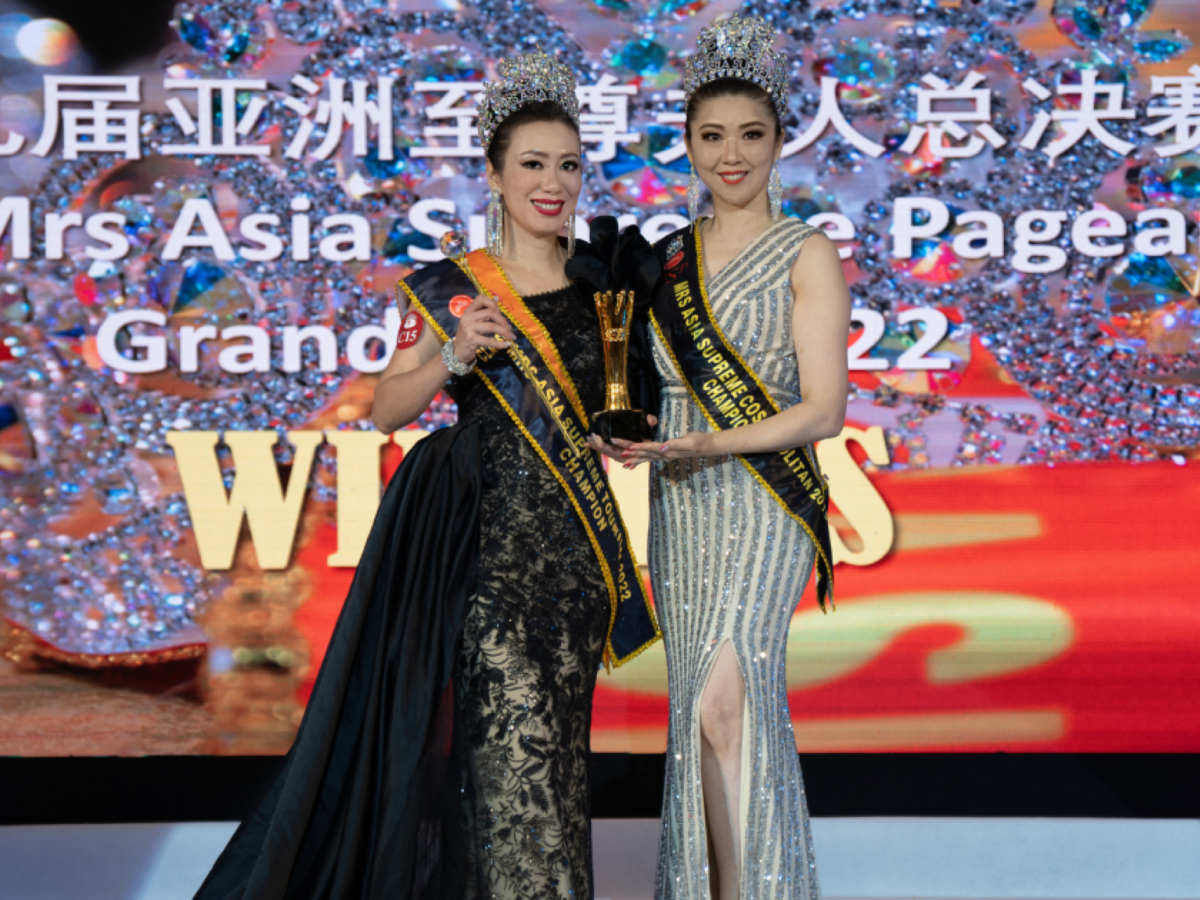 2022亞洲至尊夫人選美大賽 台灣佳麗陳莉妍榮登后冠